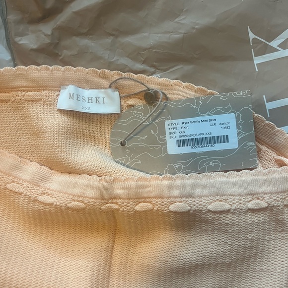 Meshki Apricot Waffle Knit Set in size XX-SMALL - Picture 4 of 9